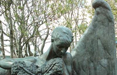 statue in a park in reykjavik, iceland, may 2005 - photo by Susan Smith Nash